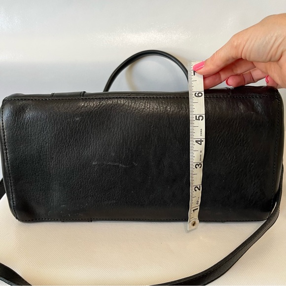 Madewell Prague Black Leather Satchel Bag - Picture 11 of 13